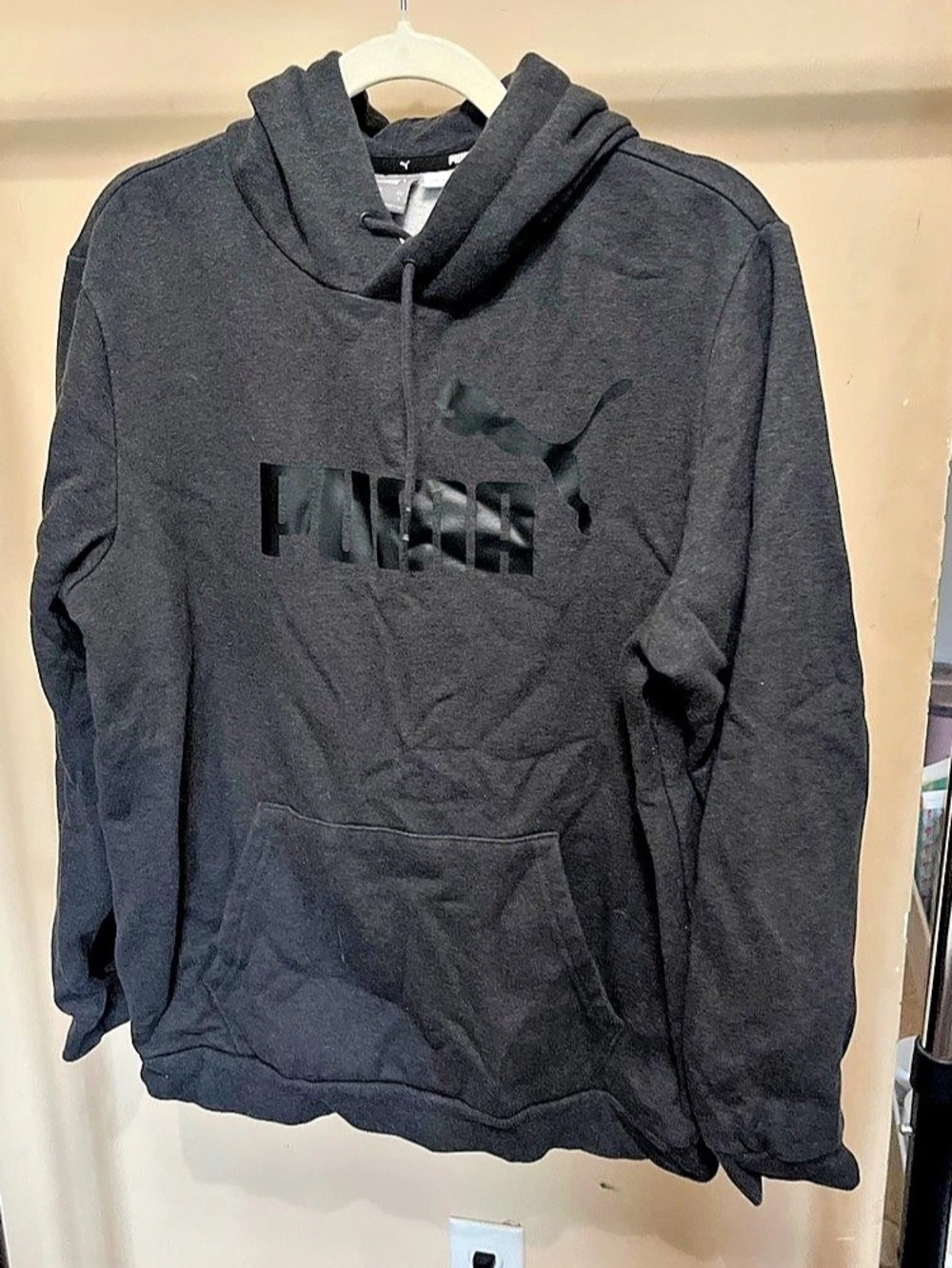 Puma Essentials Big Logo Hoodie Men's Black Large